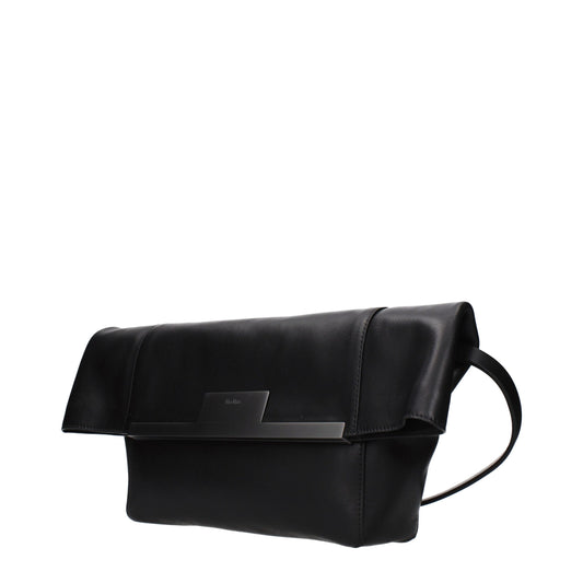 Black Leather Shoulder Bag