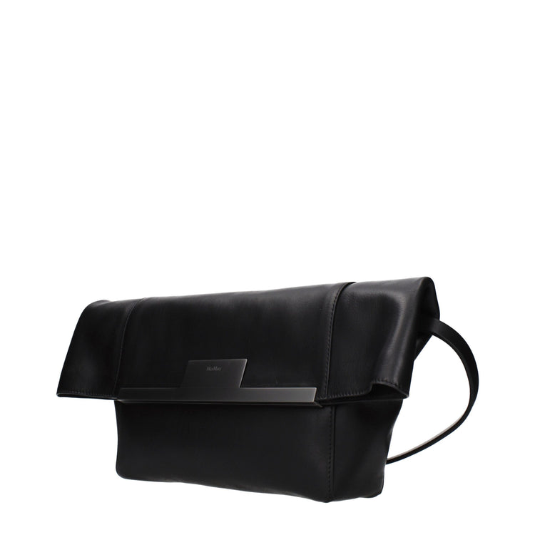 Black Leather Shoulder Bag