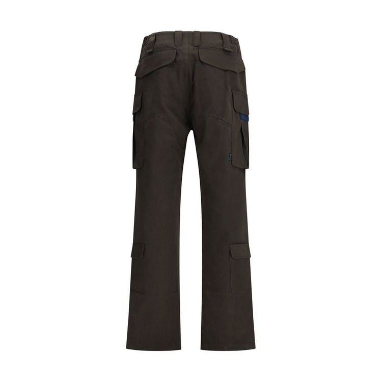 Brown Cotton Cargo Pants