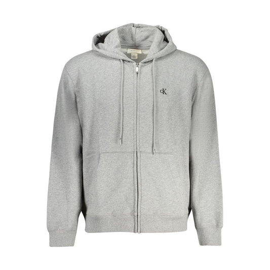 Grigio Cotton Men Sweatshirt