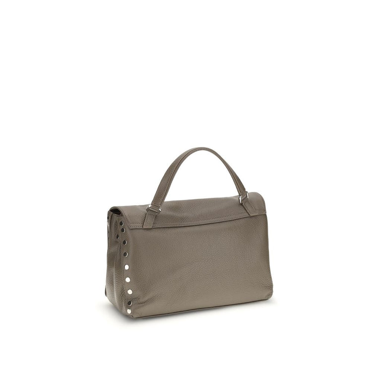 Gray Calf Leather Bos Taurus Shoulder Bag