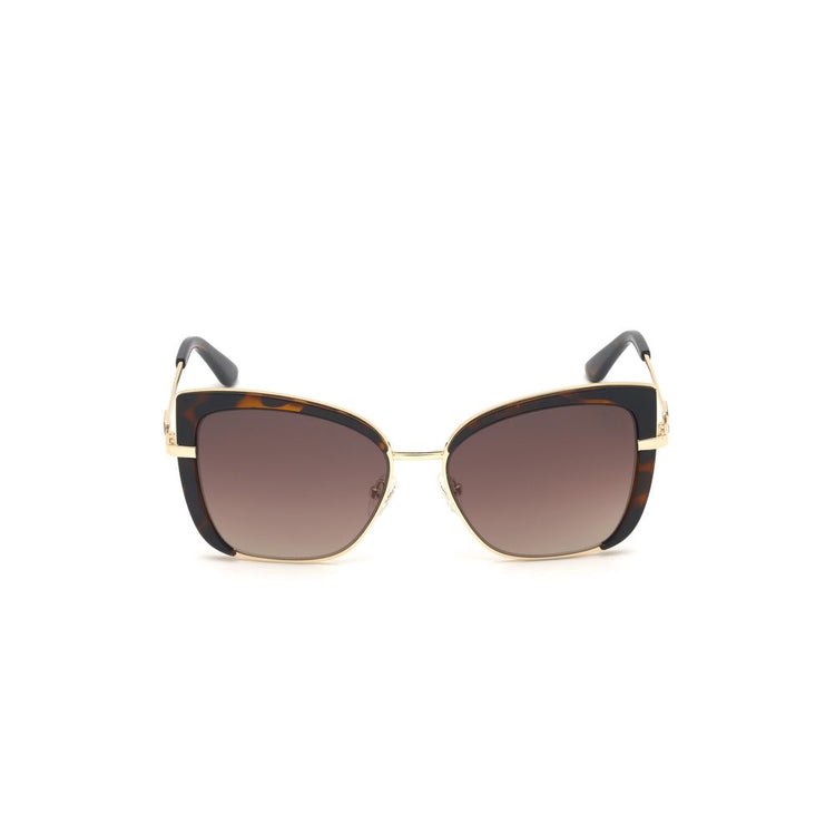 Brown Metal Sunglasses