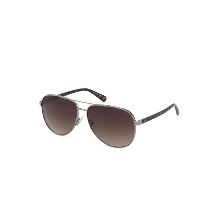 Gray Metal Sunglasses