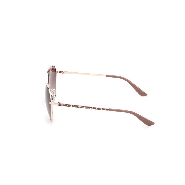 Beige Metal Sunglasses