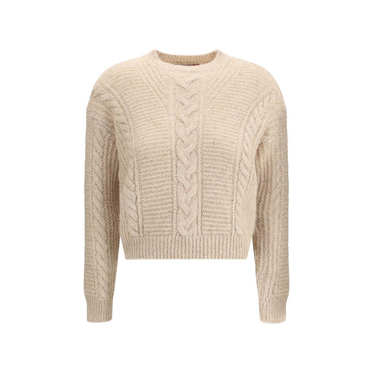 Beige Polyamide Sweatshirt