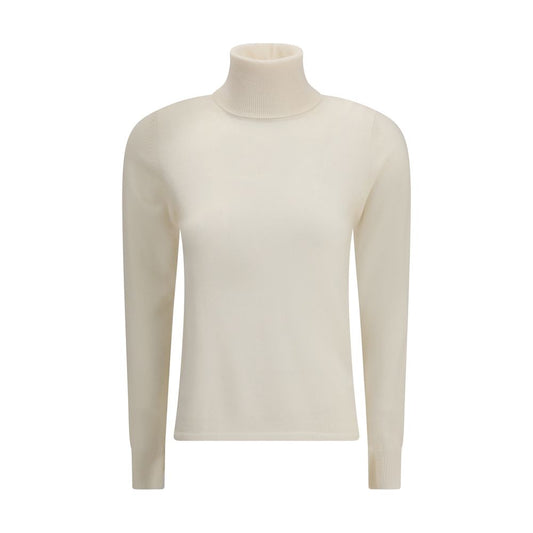 White Wool Turtleneck