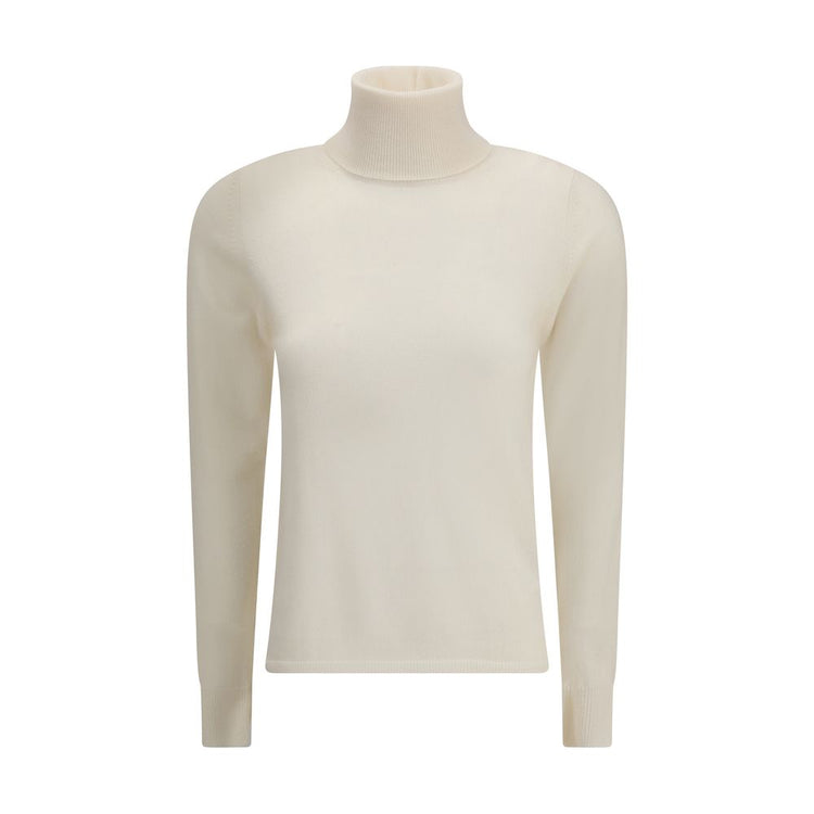 White Wool Turtleneck