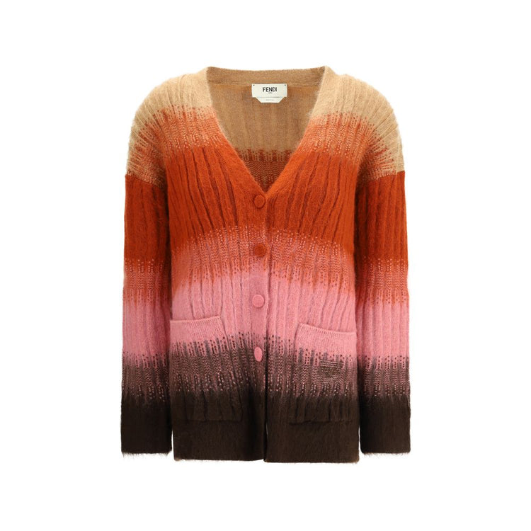 Multicolor Mohair Cardigan