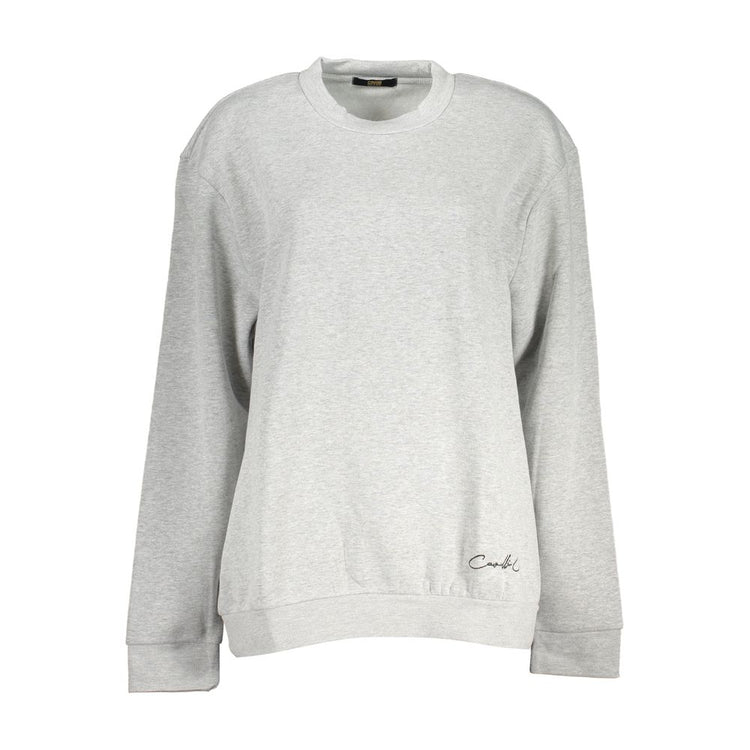 Grigio Polyester Women Sweatshirt