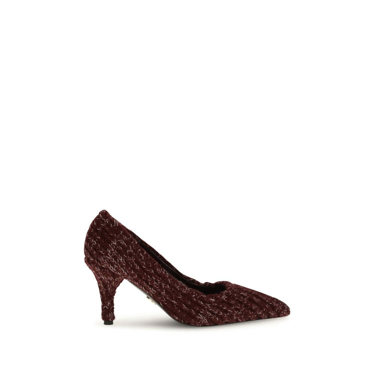 Bordeaux Calf Leather Bos Taurus Platform Pumps