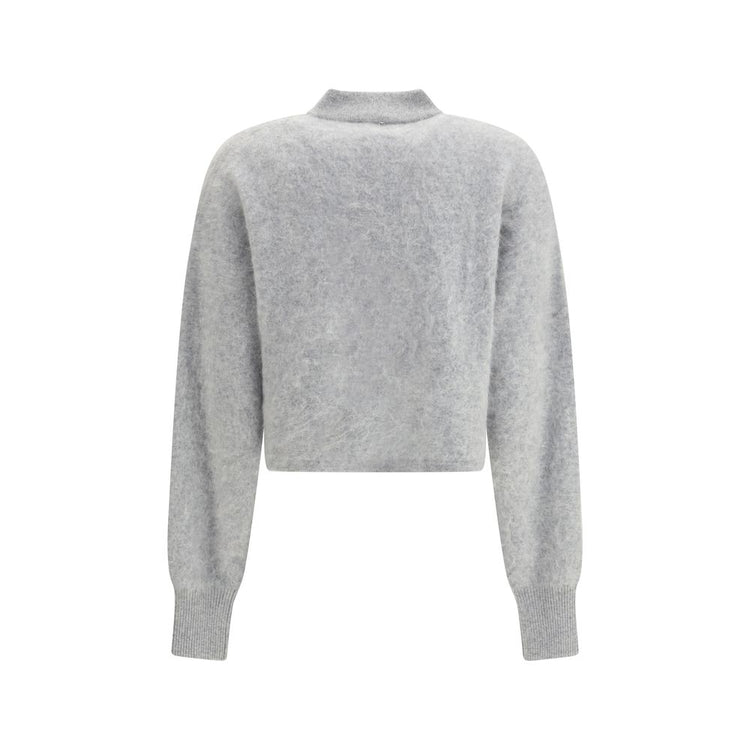 Gray Cashmere Cardigan