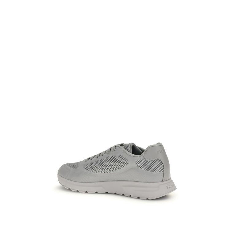 Gray Rubber Athletic Sneakers