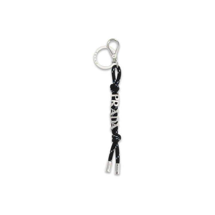 Black Recycled Polyamide Keychain