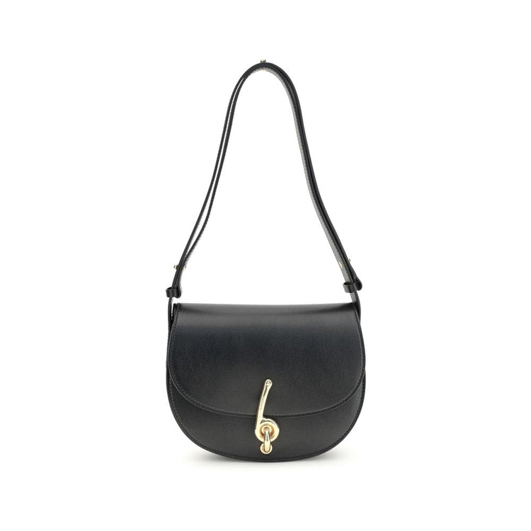 Black Calf Leather Bos Taurus Shoulder Bag