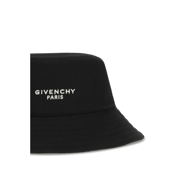Black Cotton Bucket Hat