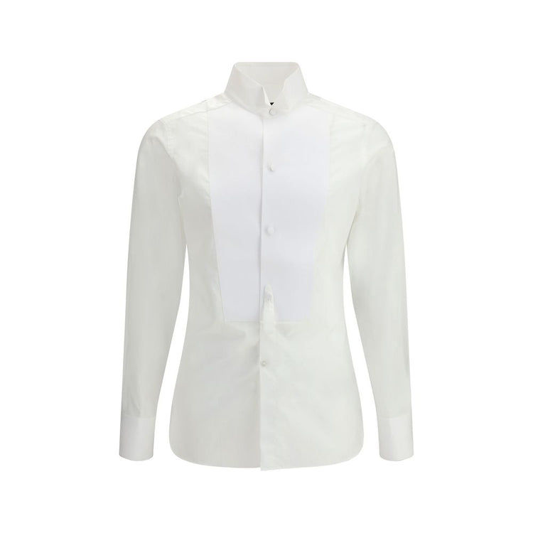 White Cotton Dress Shirt