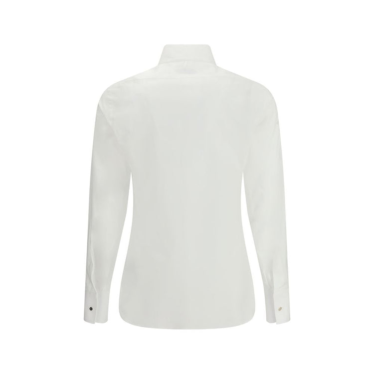 White Cotton Dress Shirt
