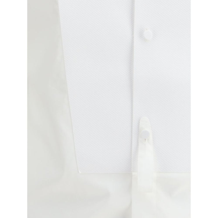 White Cotton Dress Shirt