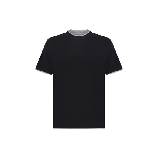 Black Cotton T-Shirt