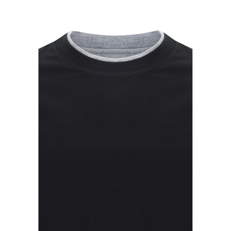 Black Cotton T-Shirt