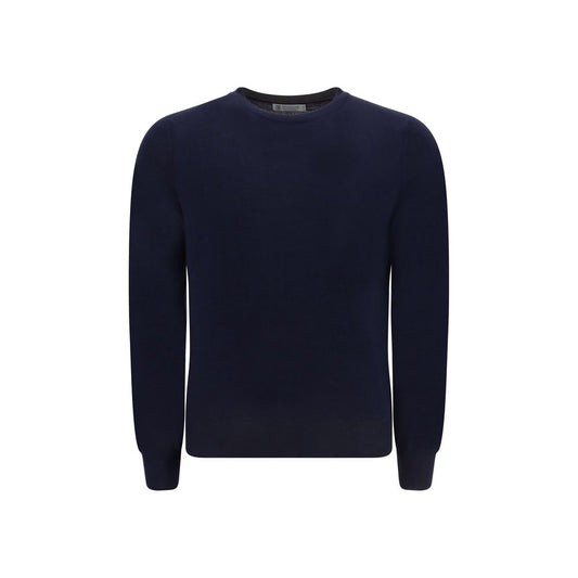Blue Fleece Wool Sweatshirt