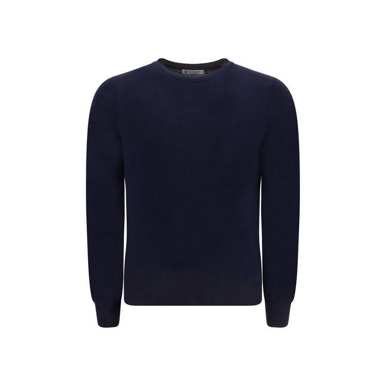Blue Fleece Wool Sweatshirt