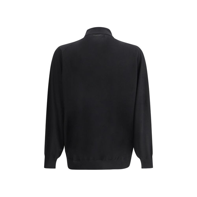 Black Cashmere Dress Shirt