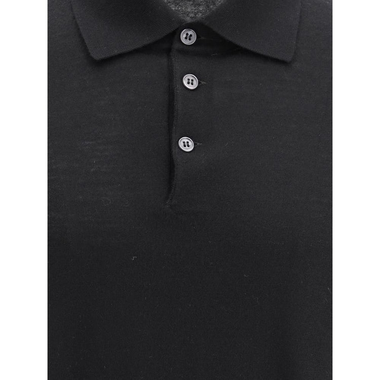 Black Cashmere Dress Shirt