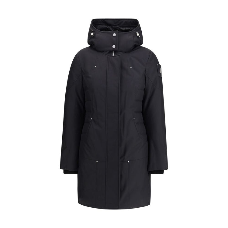 Black Recycled Polyester Parka