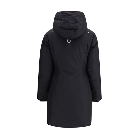 Black Recycled Polyester Parka