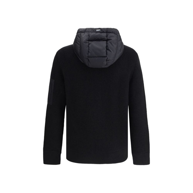 Black Wool Bomber