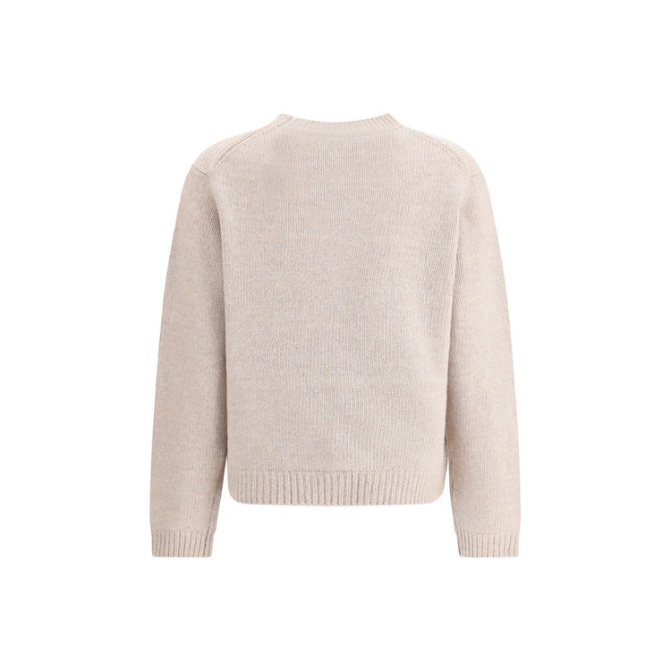 Cream Merino Wool Sweatshirt