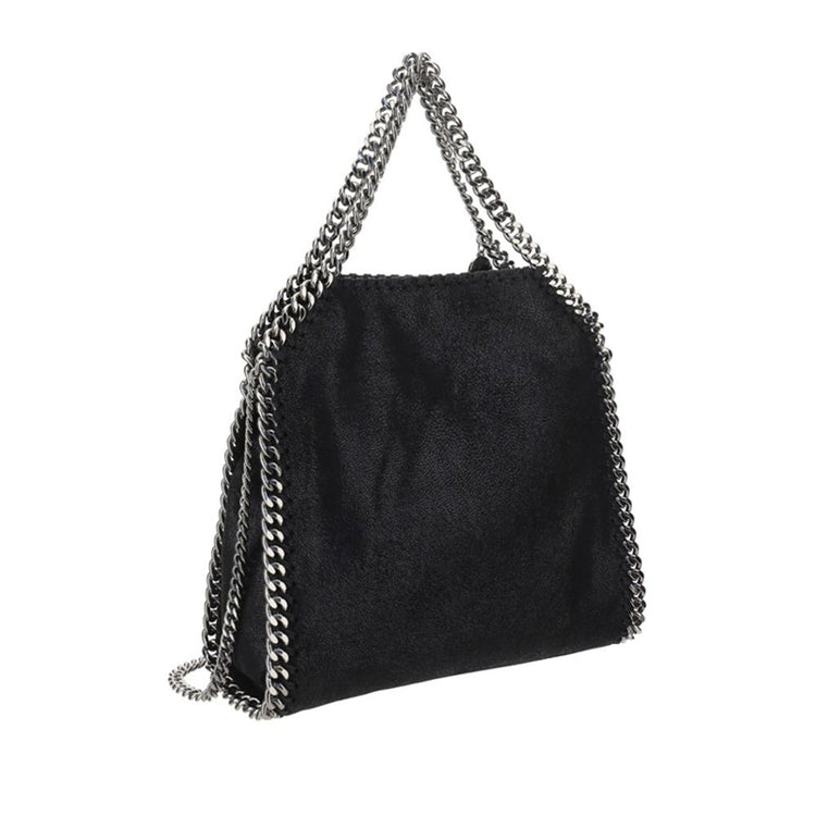 Black Polyester Shoulder Bag