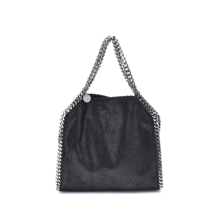Black Polyester Shoulder Bag