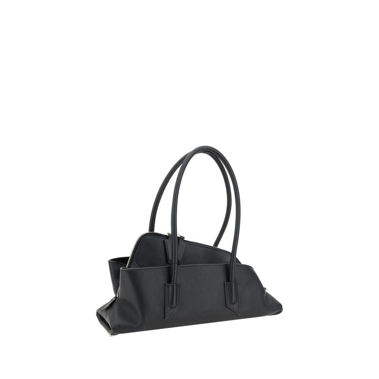 Black Calf Leather Bos Taurus Shoulder Bag