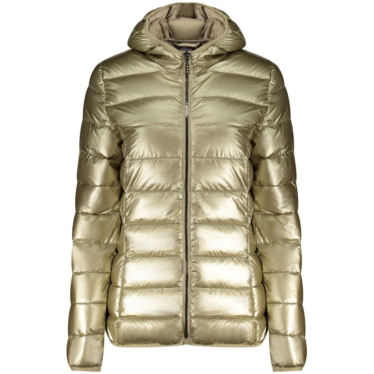 Gold Polyamide Women's Jacket