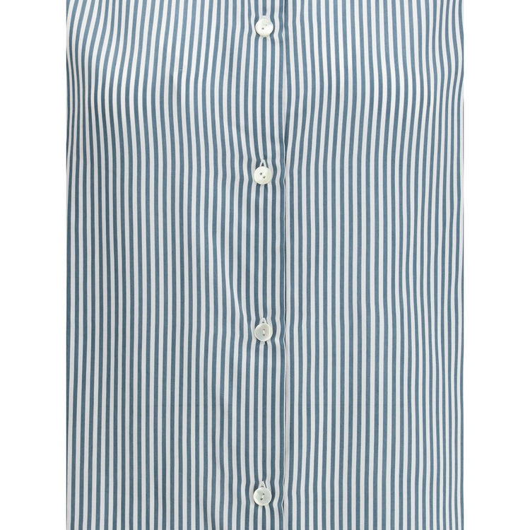 Bicolor Viscose Pattern Shirt