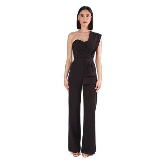 Black Polyester Jumpsuit