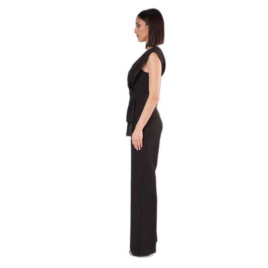 Black Polyester Jumpsuit