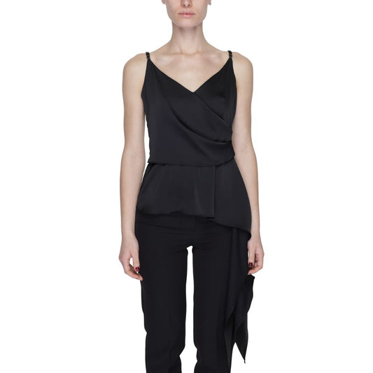 Black Polyester Top