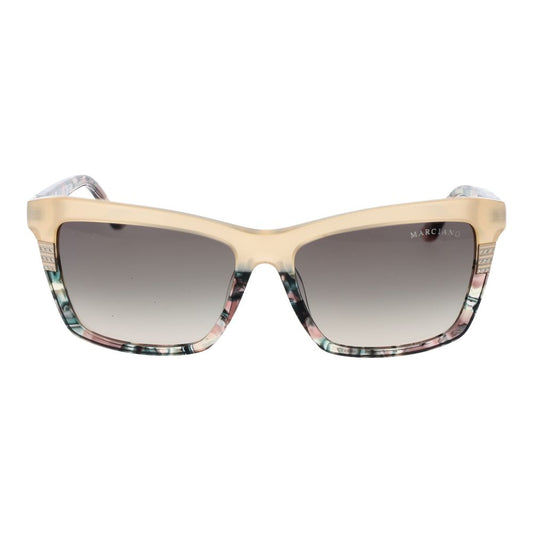 Beige Acetate Sunglasses