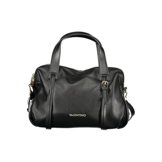 Nero Polyurethane Woman Handbag