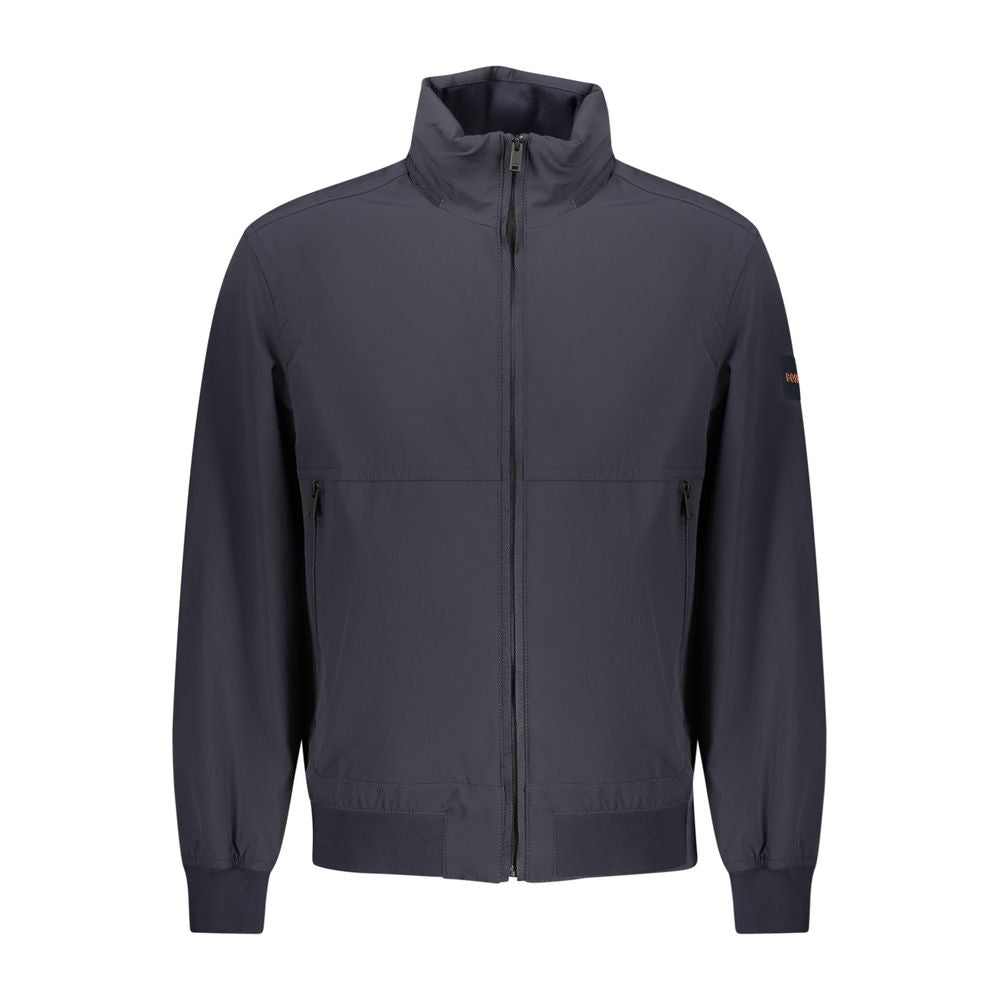 Blu Poliammide Men's Jacket