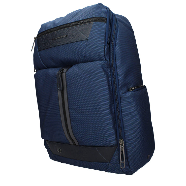 Blue Fabric Backpack