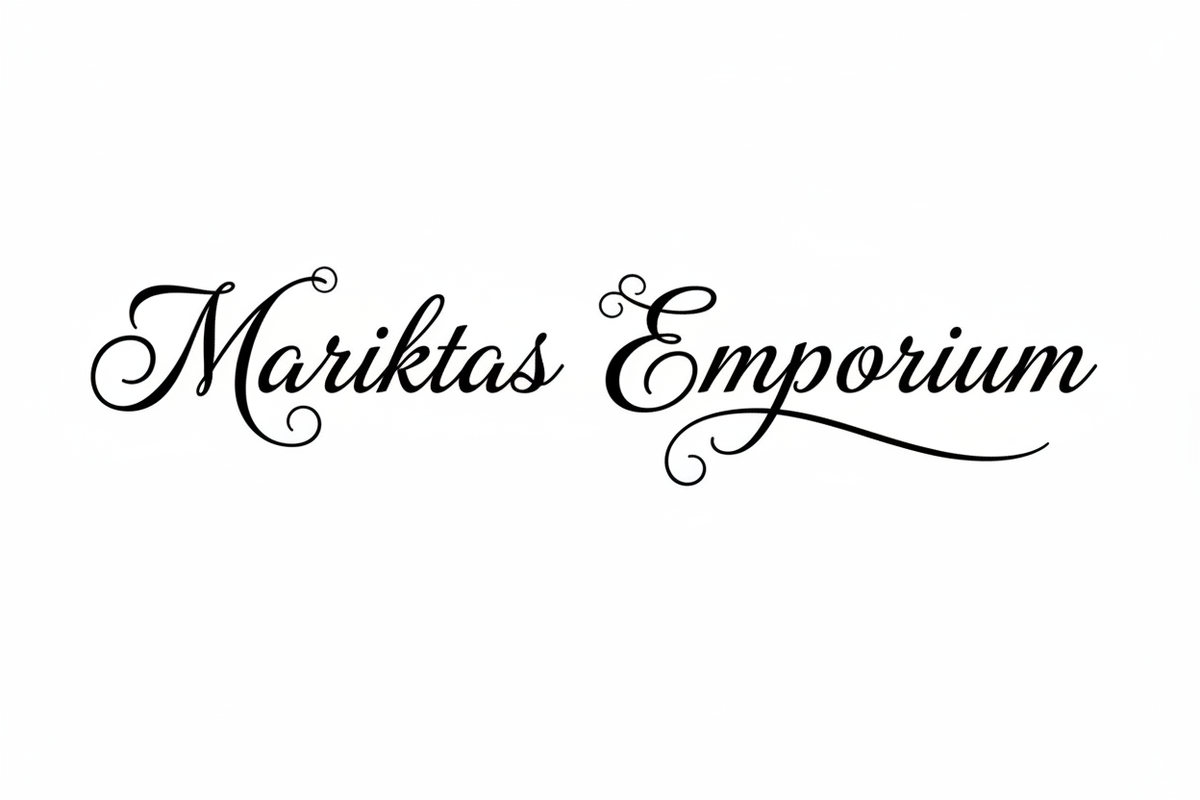 Markitas Emporium Logo - Matching Font